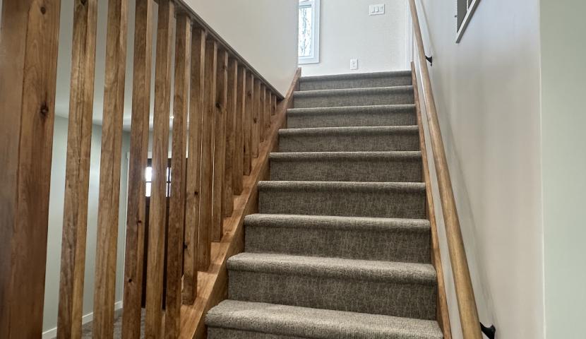 Stairs to second level